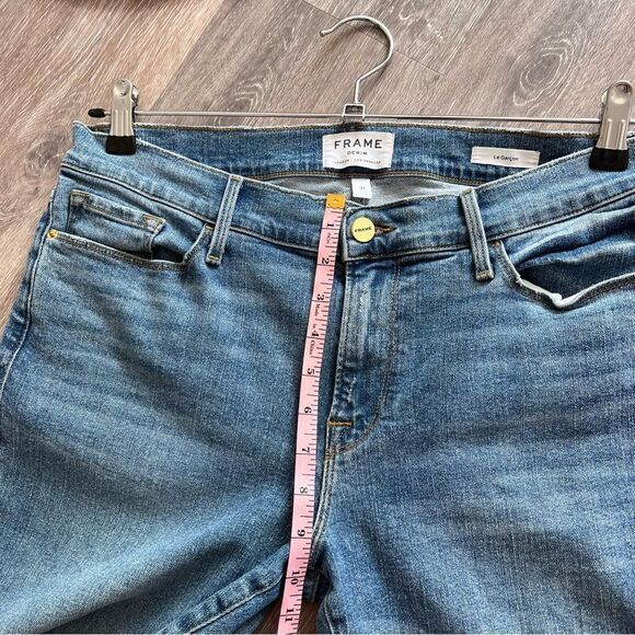 FRAME Le Garcon skinny jeans bixby blue women’s size 31 - Picture 5 of 8